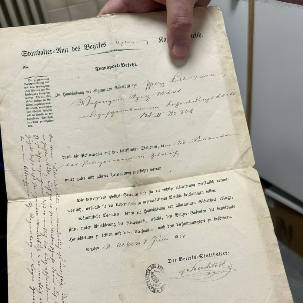 Trouvaillen: Das Archiv sammelt auch Dokumente über Schweizer Verbrechen, True Crime sozusagen.