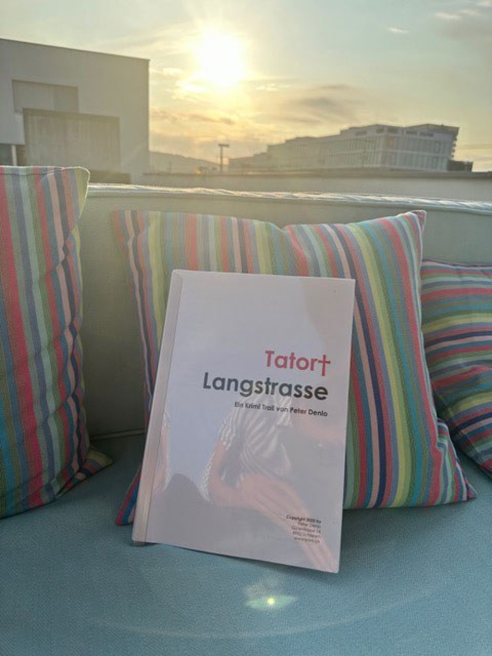Der heisse Stuhl auf der Terrasse.