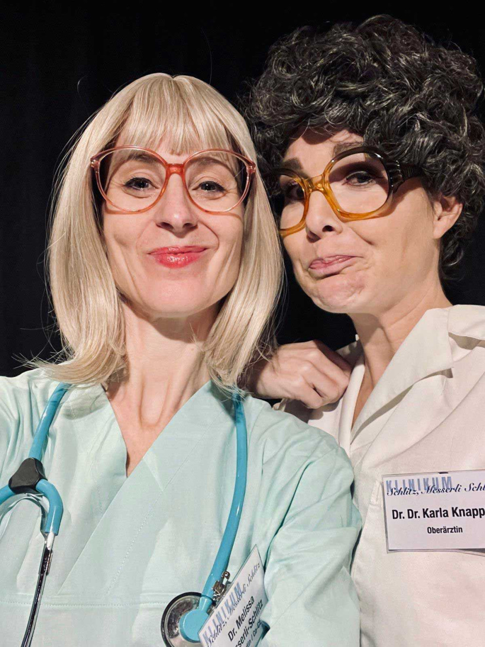 Michèle Wächter und Simone Appel bei der Premiere auf dem Thunersee.