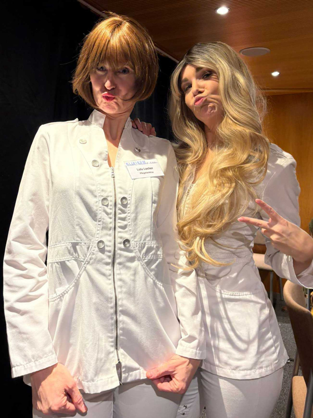 Michèle Wächter und Simone Appel bei der Premiere auf dem Thunersee.
