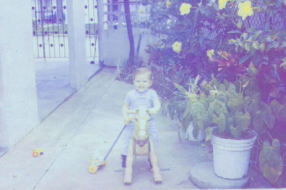 Kindheit in Puerto Rico.