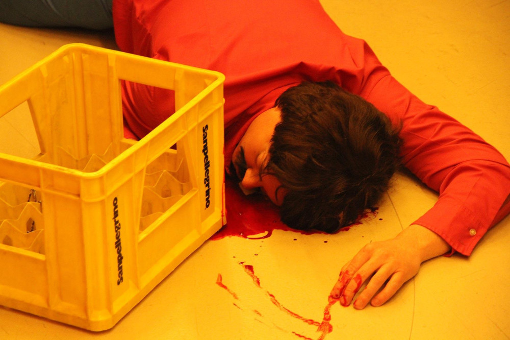 Als Mordopfer Alvaro. WeekendKrimi 2016.