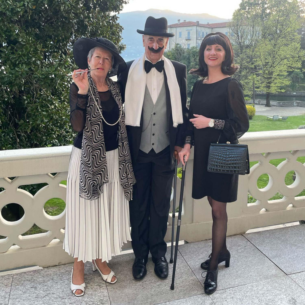 Heidi, Rico und Schauspielerin Isabelle Anne Küng. Eleganz pur.