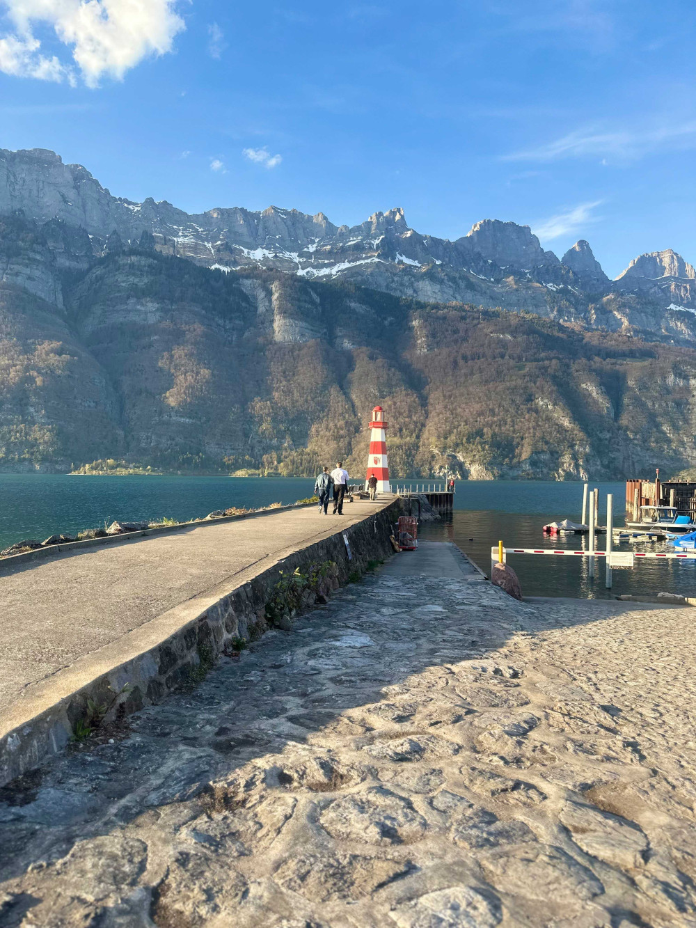 Locationsuche am Walensee für den nächsten Trail.