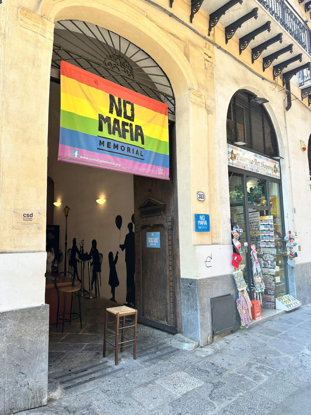 No Mafia Museum, Palermo.