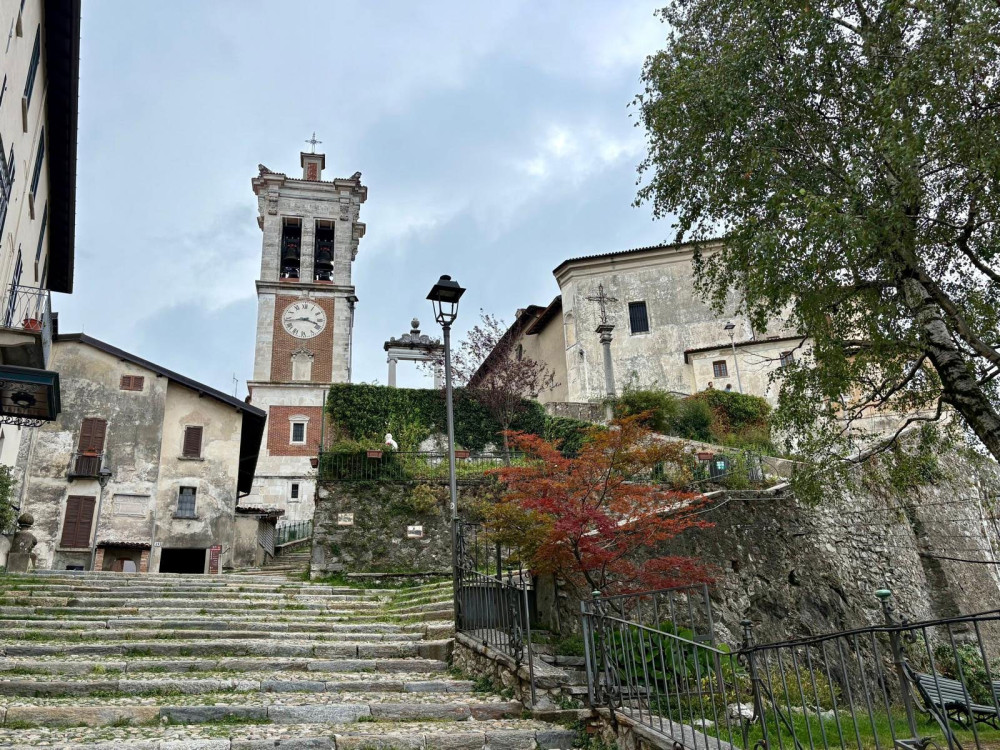 Aufstieg auf den Sacro Monte di Varese.