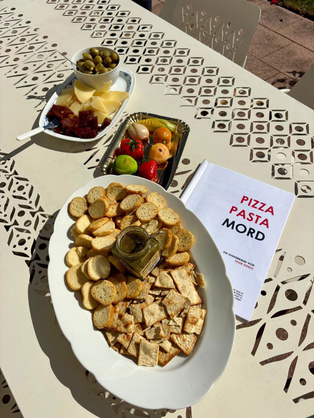 Probenbeginn mit aperitivo.