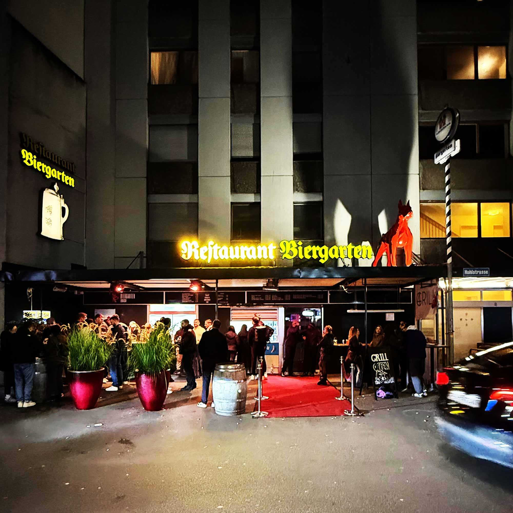 Biergarten zuerich aussen